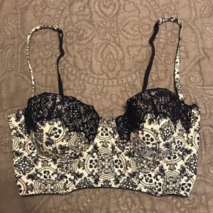 NWOT Anthropologie Lace Balconette Bra